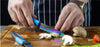 5 piece Set Blue Blade Colorful Kitchen Knives