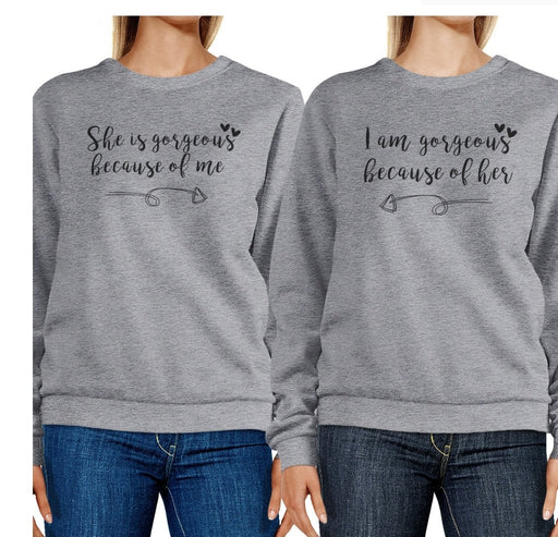 She is gorgeous grey mothers day sweatshirt