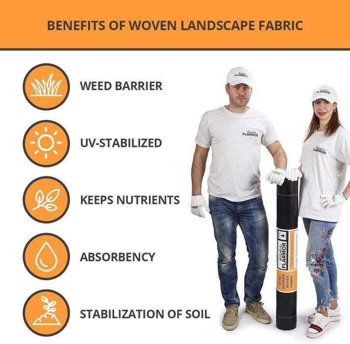 Premium landscaping Weed control woven fabric