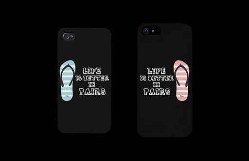 Life Is Better In Pairs Matching Couple Phone Cases Cute Phone Covers