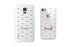 Beauty and Beast Patterned Matching Clear Phone Cases (Set)