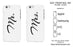 Mr and Mrs Cursive Writing White Phone Case for iPhone, Galaxy S, One M8, G3