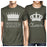 King And Queen Matching Couple Gift Shirts Cool Grey For Newlyweds