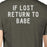 If Lost Return To Babe And I Am Babe Matching Couple Dark Grey Shirts