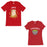 Chips & Guacamole Matching Couple Gift Shirts Red For Honeymoon