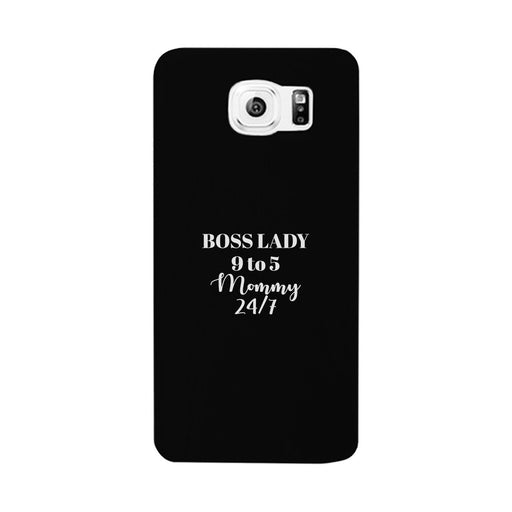 Boss Lady Mommy White Phone Case For Moms Funny Mothers Day Gift