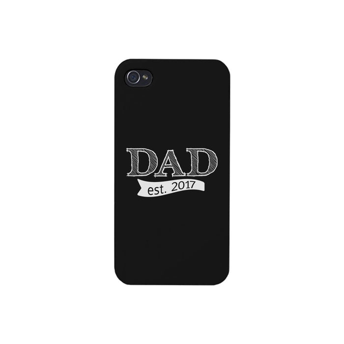 Dad Est 2017 Black iPhone 4 Case