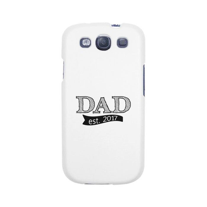 Dad Est 2017 White iPhone 5 Case