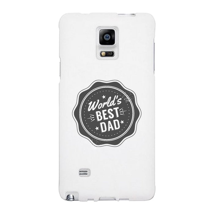 World's Best Dad White Phone Case