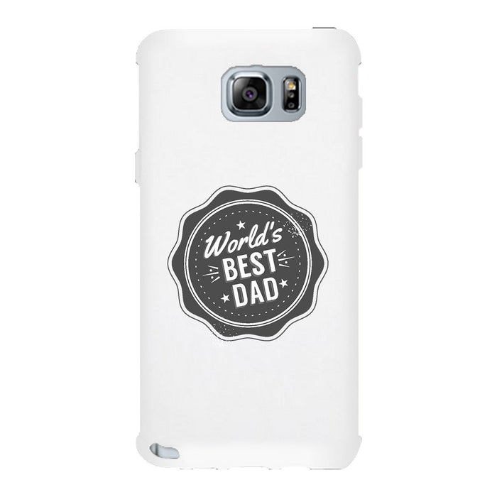 World's Best Dad White Phone Case
