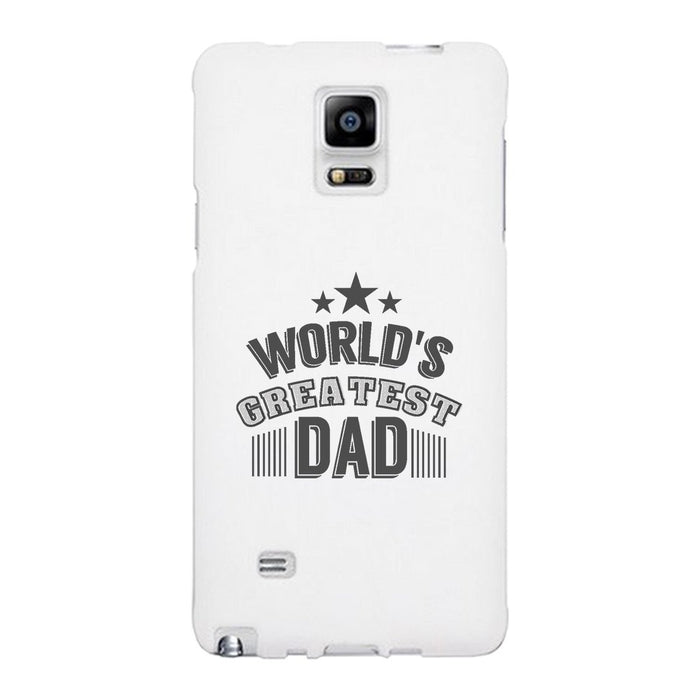 World's Greatest Dad White Phone Case