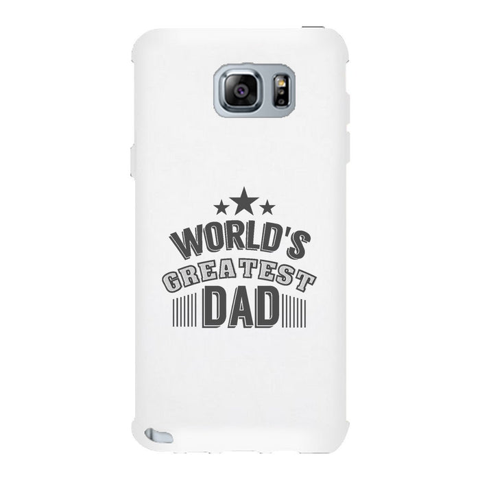 World's Greatest Dad White Phone Case