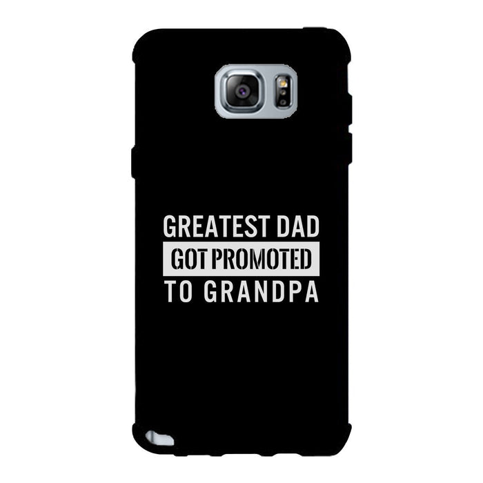 Greatest Dad Got Promoted To Grandpa Black Phone Case