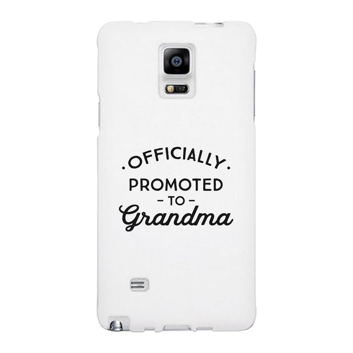 Officially Promoted To Grandma White Phone Case