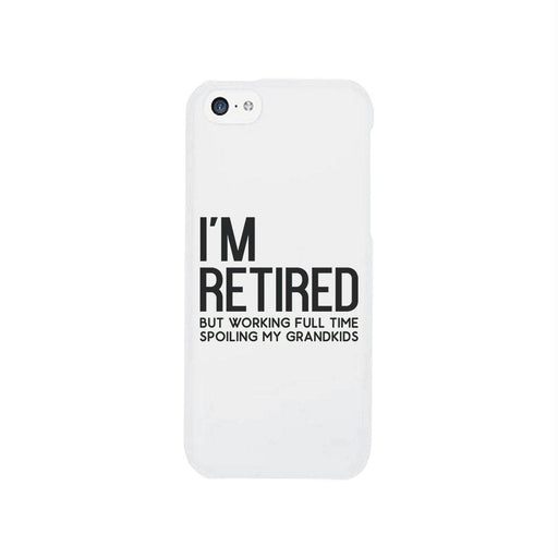 Retired Grandkids Case Funny Grandparents Birthday Gift Phone Cover