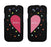 Besties Heart And Dots Pattern BFF Matching Phonecases Cute Phone cover