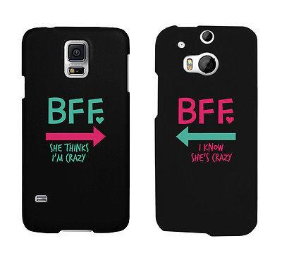 BFF Mint Pink Arrow Cute BFF Matching Phone Cases For Best Friends