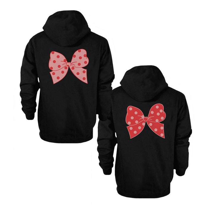 Funny Crazy and Crazier BFF Matching Best Friend Hoodies Front Back Design