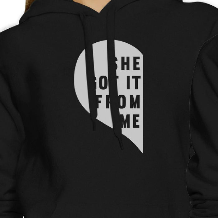 She Got It From Me Black Cute Matching Hoodies Gift Ideas For Moms