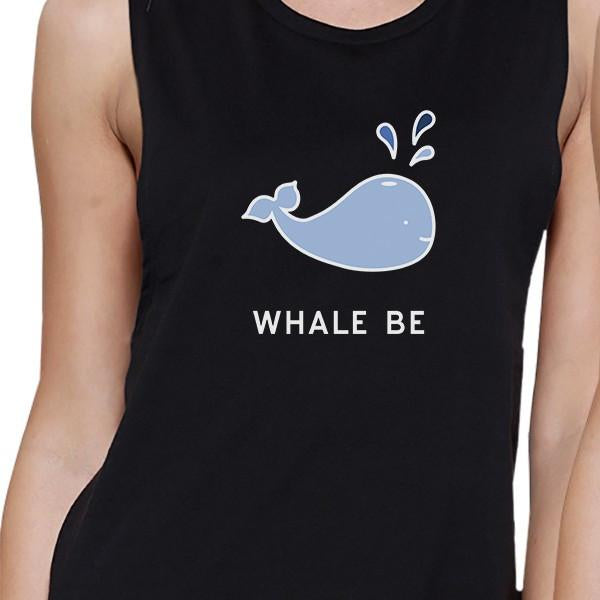 Whale Be Friend Forever BFF Matching Cute Summer Muscle Tee Shirt