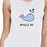 Whale Be Friend Forever BFF Matching White Summer Muscle Tops