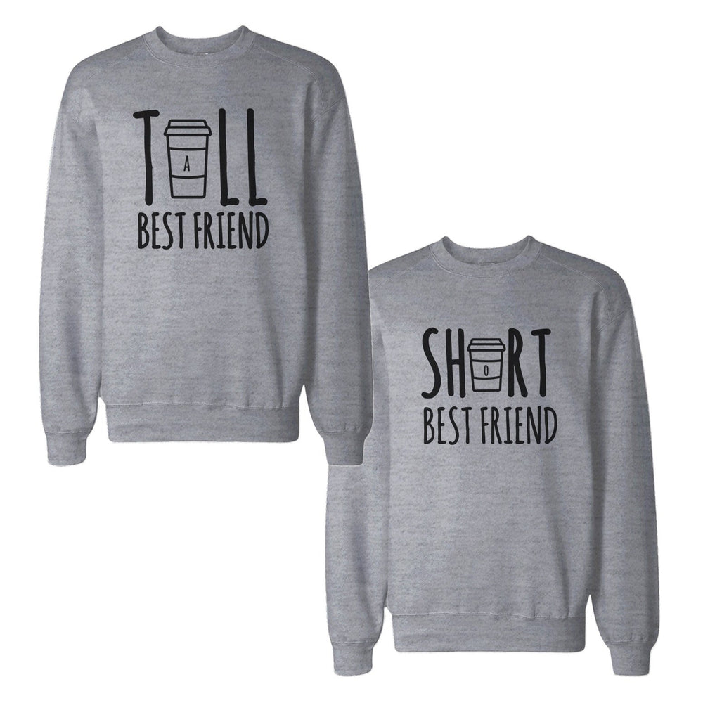 Tall And Short Best Friends BFF Sweatshirts Matching Sweat Shirts