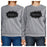 Double Trouble BFF Matching Grey Sweatshirts