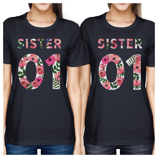 Sister 01 BFF Matching Navy Shirts