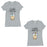 Boba Milk Best-Tea Cute BFF Matching Shirts Womens Grey T-Shirt