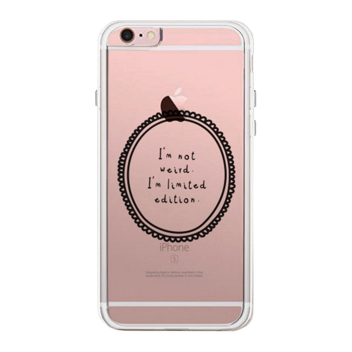 Limited Edition Phone Case Cute Clear Phonecase