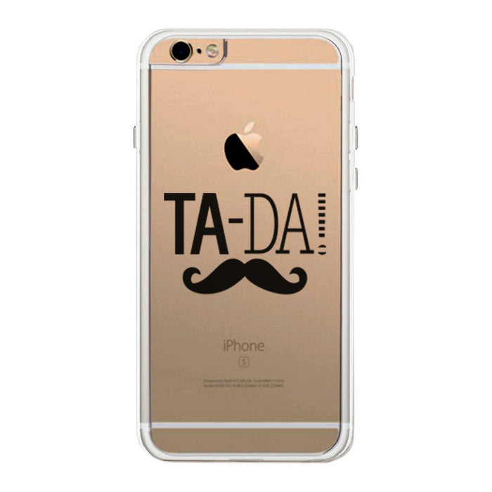 Tada Mustache Phone Case Cute Clear Phonecase