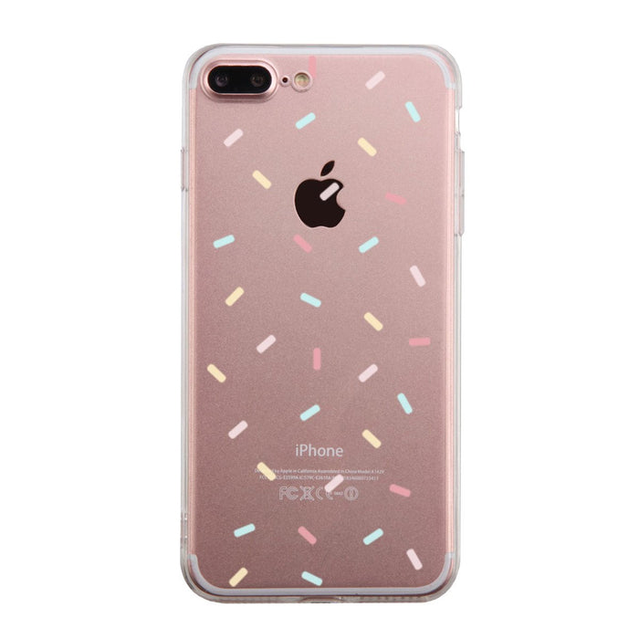 Sprinkles Pattern Phone Case Cute Clear Phonecase