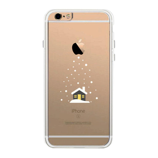 Snowing House Winter Phone Case Cute Clear Phonecase