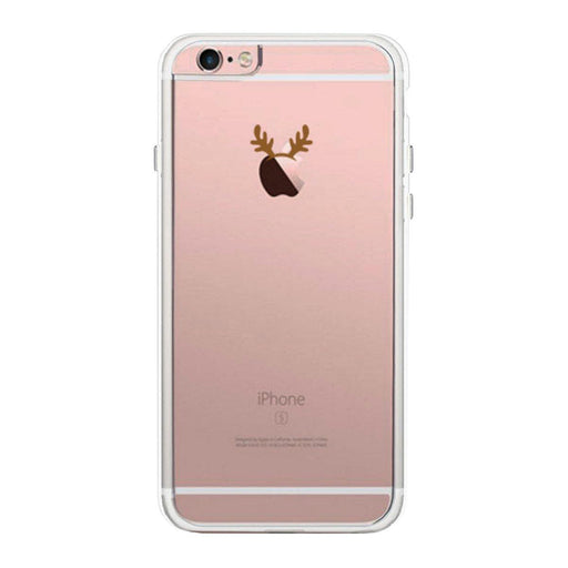 Rudolph Horn On Apple Phone Case Cute Clear Phonecase
