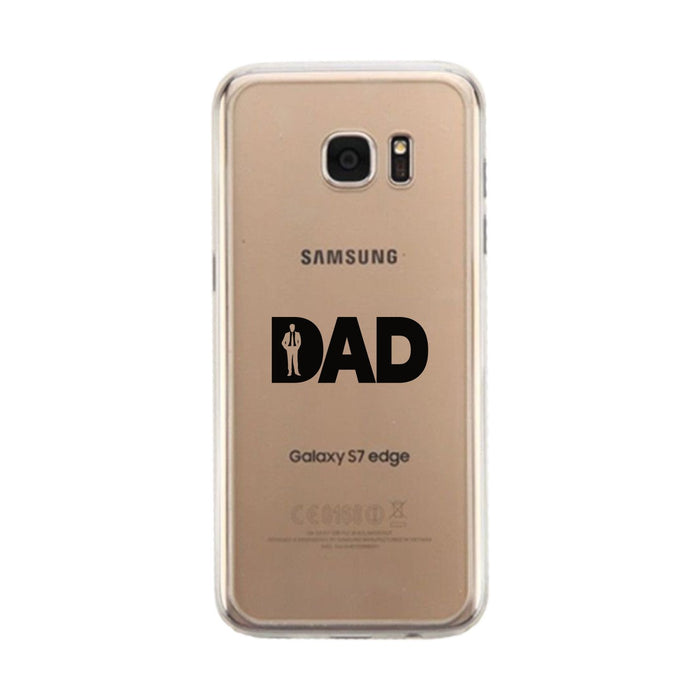 Dad Business Clear Phone Case