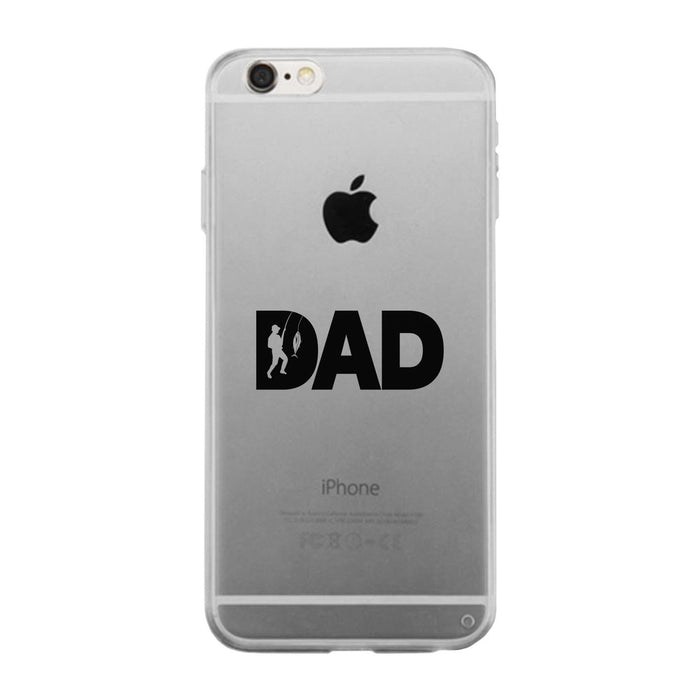 Dad Fish Clear Phone Case