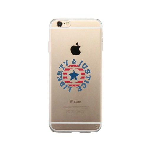 Liberty & Justice Clear Phone Case