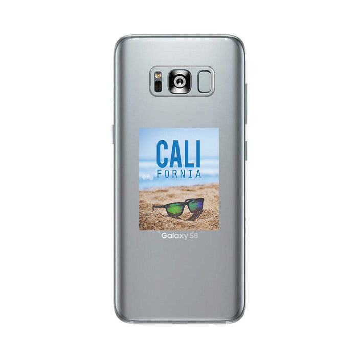 California Beach Sunglass Clear Phone Case