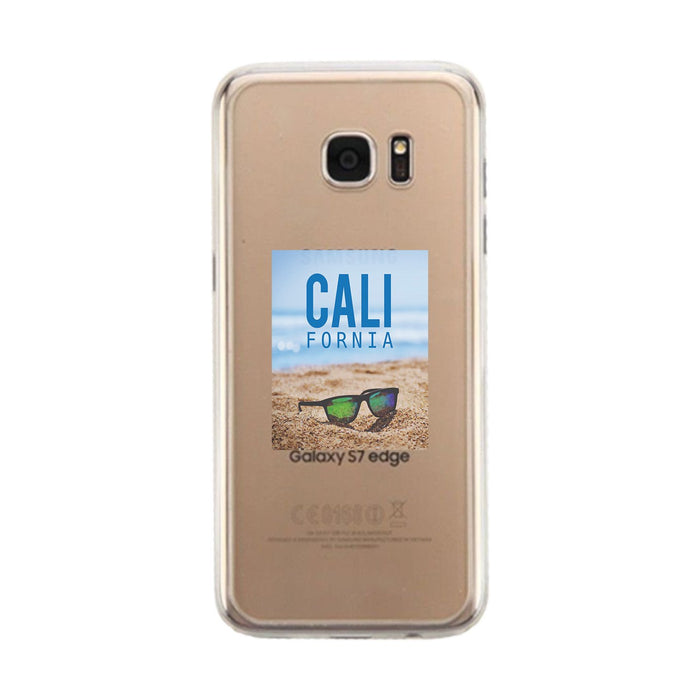 California Beach Sunglass Clear Phone Case