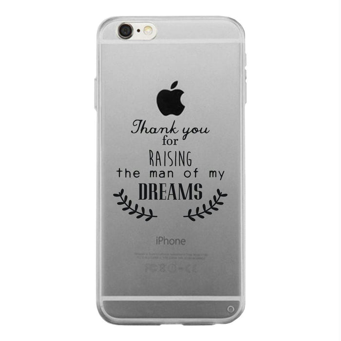 Raising My Man Clear Case Cute Mother In-Law Gifts For Mothers Day