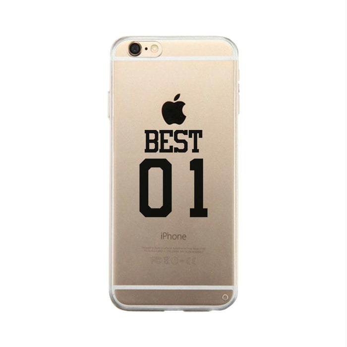 Best01-LEFT Clear Case Cute Best Friend Matching Gifts Ultra Slim