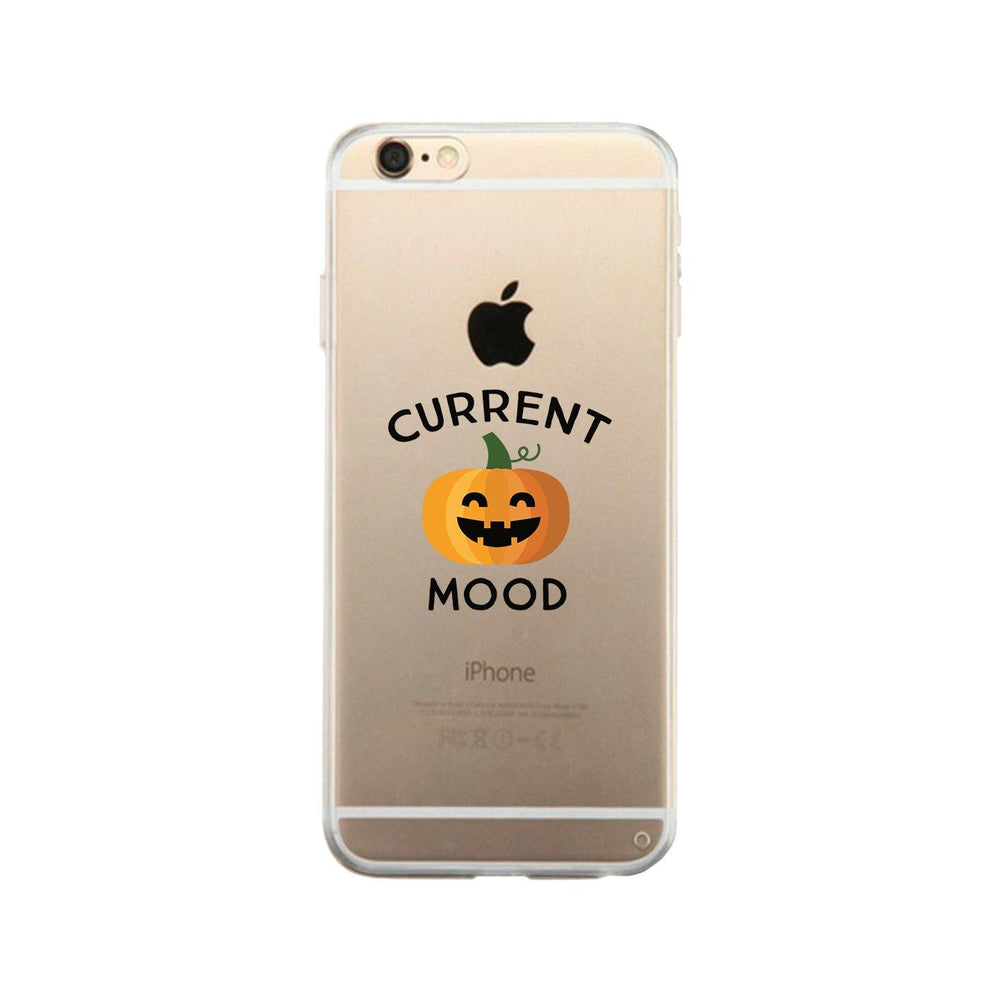 Pumpkin Current Mood Clear Phone Case