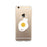 Meowgical Cat And Fried Egg Clear Phone Case