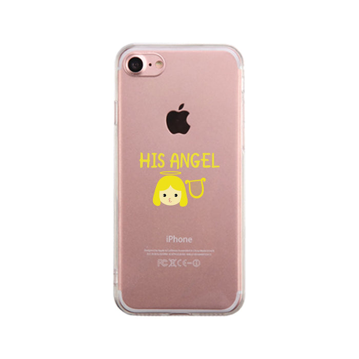 His Angel-Right Clear Phone Case