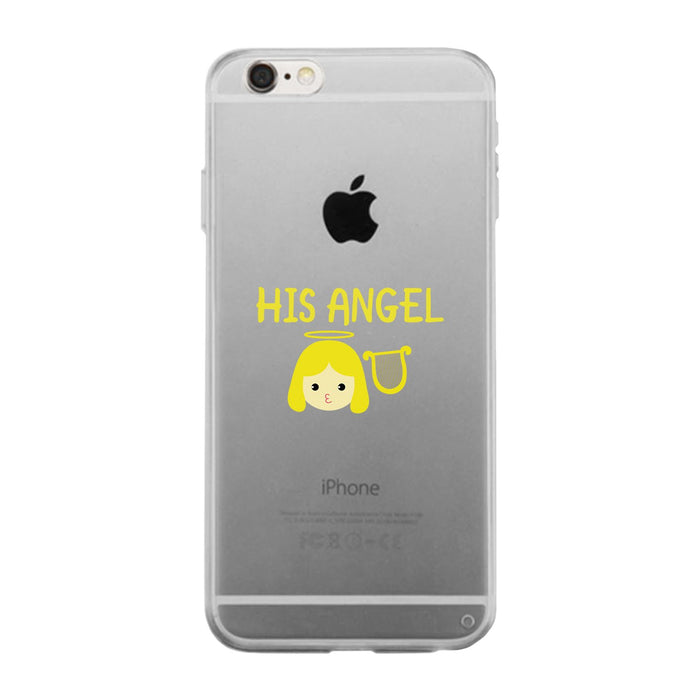 His Angel-Right Clear Phone Case