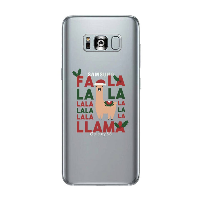 Falala Llama Clear Case Funny Christmas Gift Phone Case Transparent