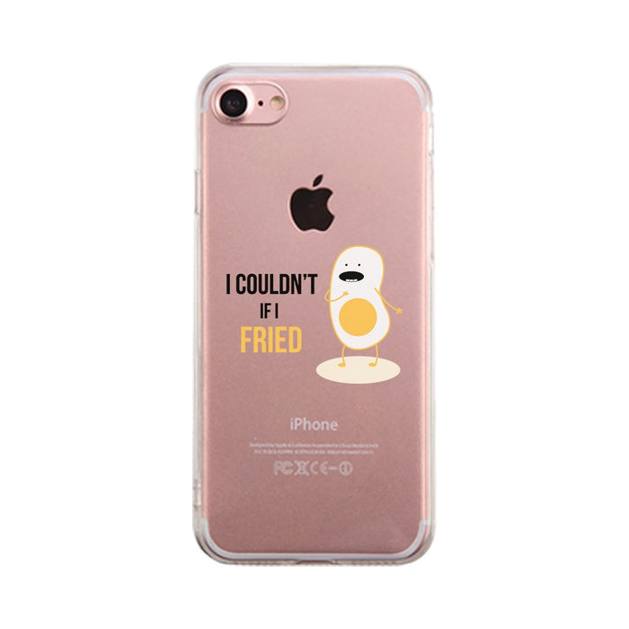 Egg If Fried-RIGHT Clear Case Cute Couples Gifts For Anniversary
