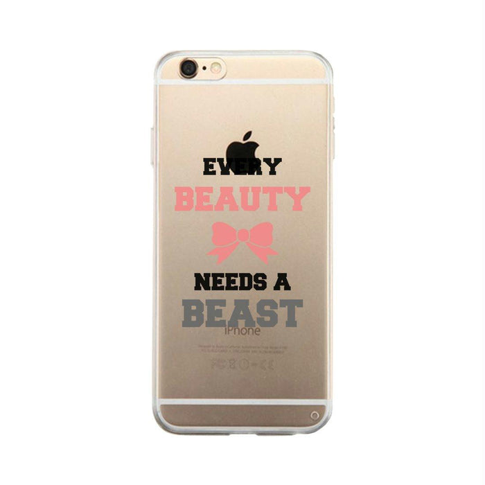 Every Beauty-RIGHT Clear Case Funny Valentines Day Gifts Ultra Slim