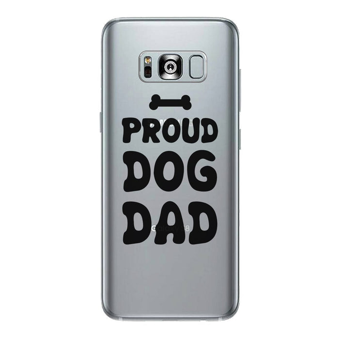 Proud Dog Dad Clear Case