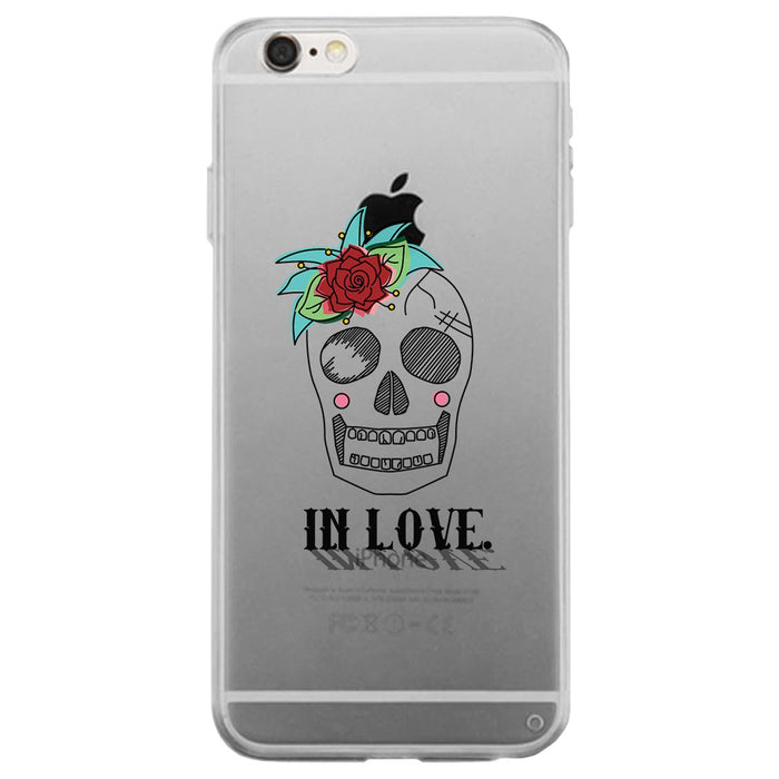 Deadly In Love Clear Case Cute Matching Phone Case for Couples